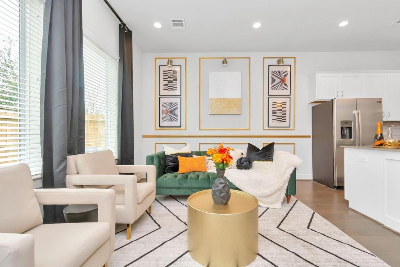 Emerald Palace - New, Modern 3Br Townhome Close To Downtown, Nrg, Med Ctr Хьюстон Экстерьер фото