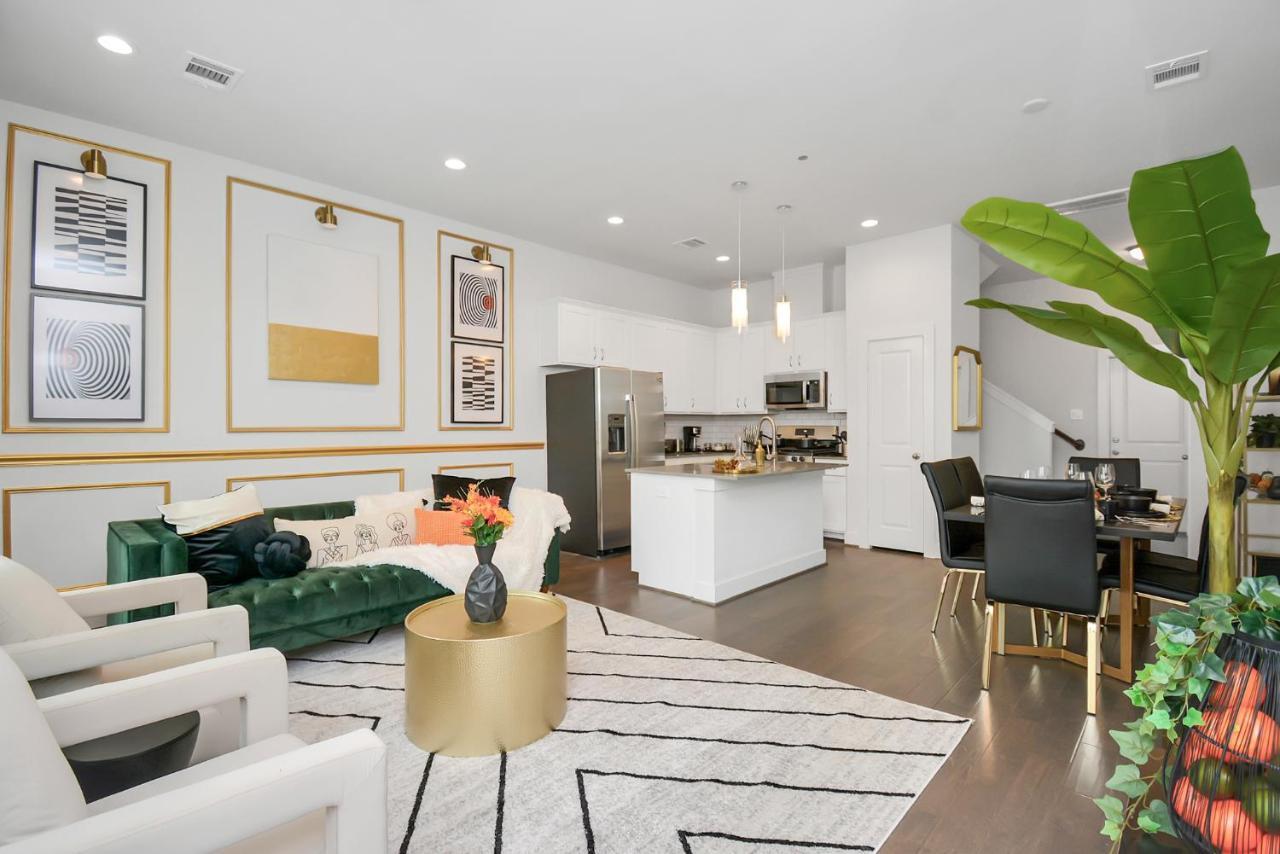 Emerald Palace - New, Modern 3Br Townhome Close To Downtown, Nrg, Med Ctr Хьюстон Экстерьер фото