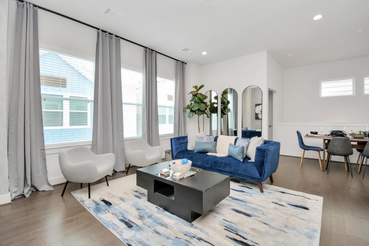 Emerald Palace - New, Modern 3Br Townhome Close To Downtown, Nrg, Med Ctr Хьюстон Экстерьер фото