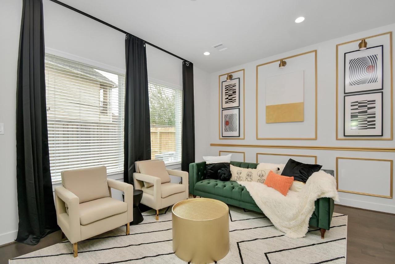 Emerald Palace - New, Modern 3Br Townhome Close To Downtown, Nrg, Med Ctr Хьюстон Экстерьер фото